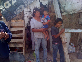 poor family in Juarez, Mexico