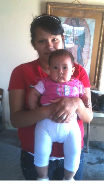 Crystal with baby Monserat