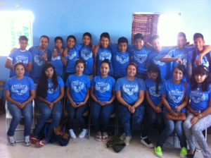 group shot of youth at Las Alitas