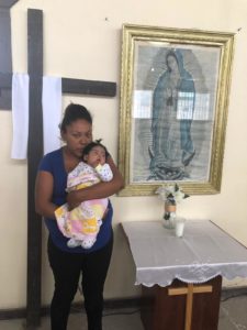 Yadira with baby Guadalupe